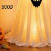 Reusable Party Accessory for Holiday Halloween Ghost Candy Bowl Stand with Remote Control, Large LED Lighted Indoor Decoration Supplies Cute