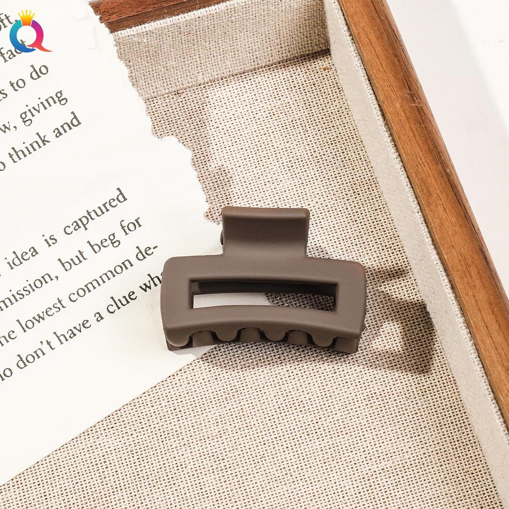 Ki Yue Korean Matte High Ponytail Small Claw Clip for Versatile Updo Hair Styling