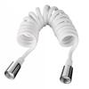 Black Style Flexible Spring Shower Hose Water Plumbing Toilet Bidet Sprayer Gun Connect Pipe Telephone Line Style 150cm / 200cm