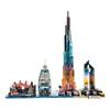 World Style City Skyline Architecture Street View 3D Metal Puzzle Paris Venice San Francisco Shanghai DIY Assembled Model Kits