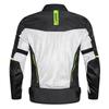 Mens Mesh Motorcycle Riding Jacket Ventilated Protective Biker Gear Black Yellow Orange