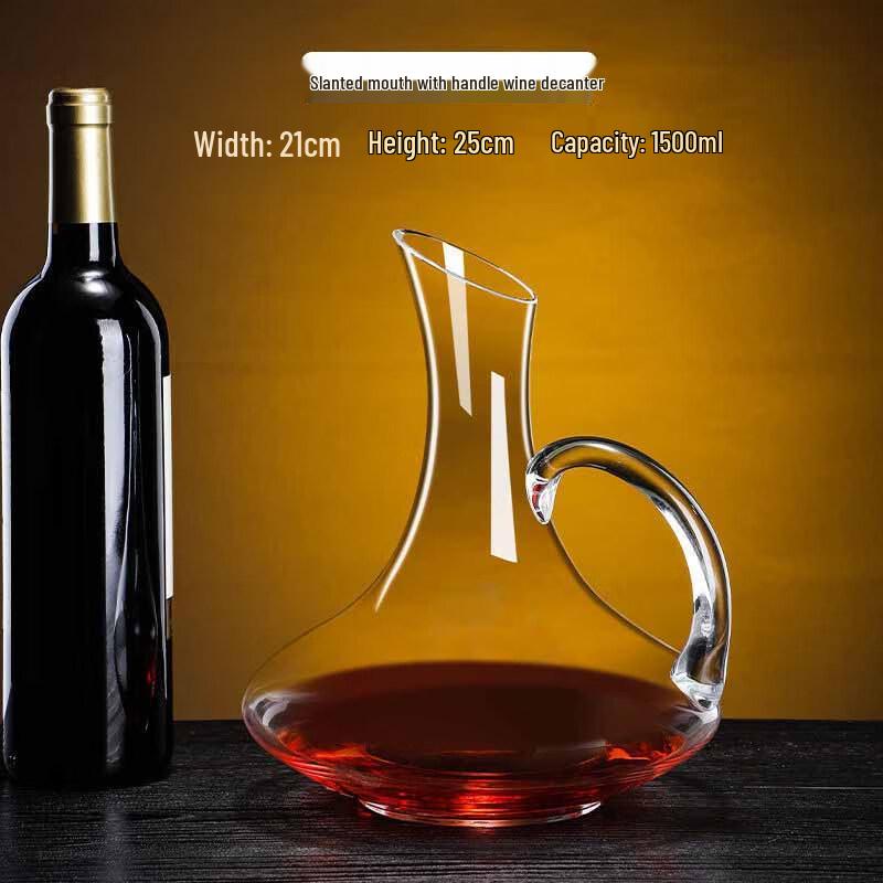 European Crystal Red Wine Decanter