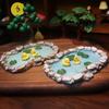 Creative Micro Landscape Gardening Garden Tree Stump Swing Decoration Ornament Resin Succulent Flowerpot Decoration Ornament