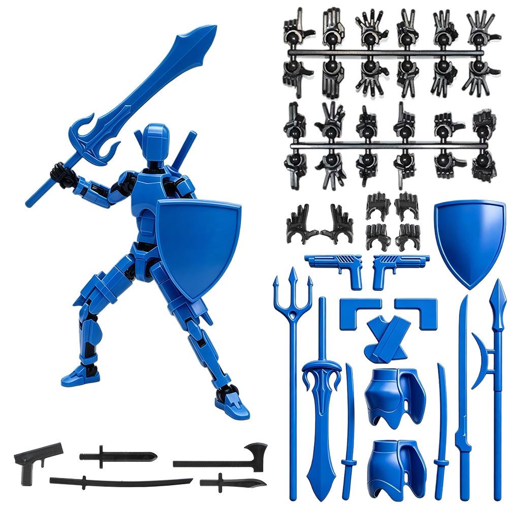 Newest!!! Magnetic Attraction 3D Printed Dummy T13 DIY Multi-jointed Man and Woman Lucky Doll  Movable Shapeshift Robot Toys