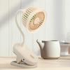 Mini Clip-on Desk Fan with Flexible Neck 360 Degree Adjustable USB Rechargeable Summer
