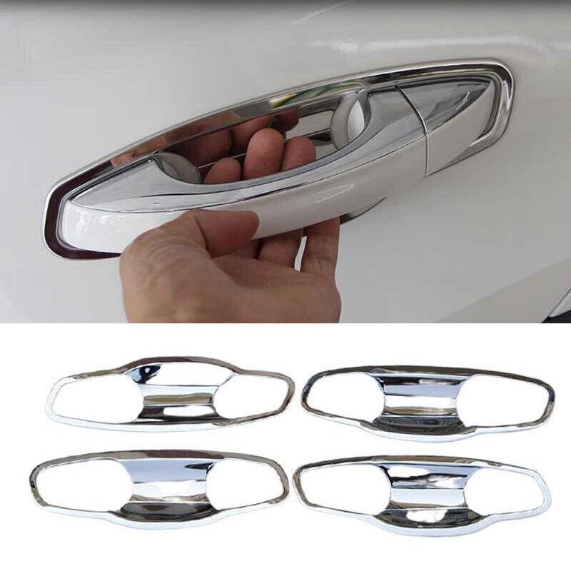 Chrome Steel Exterior Side Door Bowl 2016-2021 Fit For Skoda Superb Cover Trim