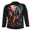 Spiral Direct Unisex Adult Santa Clown Long-Sleeved T-Shirt