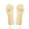 Rubber gloves for women's work thicker durable longer clean waterproof laundry kitchen dishwashing gloves household velvet