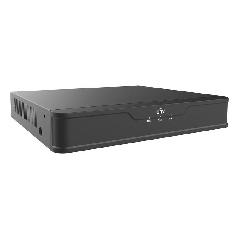 Uniview 8-Channel 1-Bay PoE NVR CN plug (adapter included)
