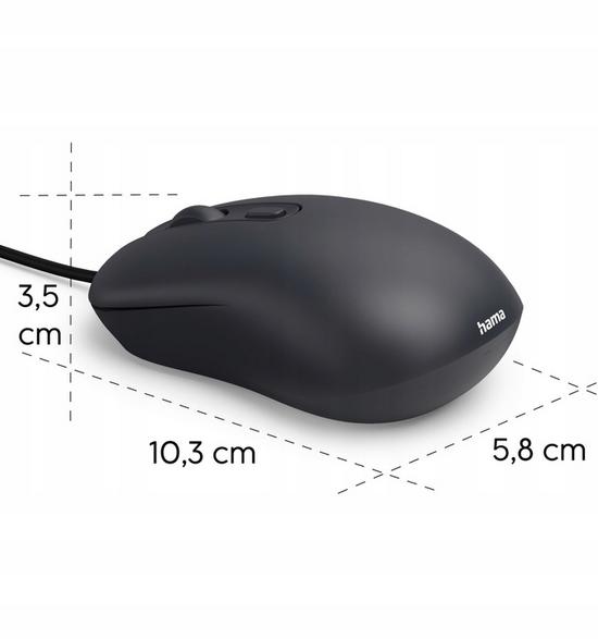 Hama Cm-200 Black Mouse
