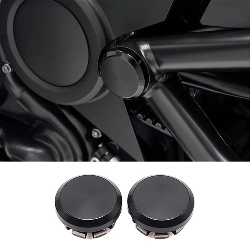 NEW-4X Motorcycle Front+Rear Axle Nut Covers For  Sportsters S Pan America 1250 RH1250 S PAN AMERICA 1250 S PA1250