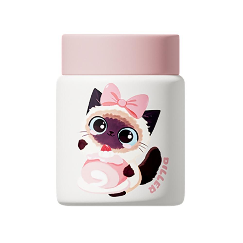 Leak Proof Thermal Cup 316 Stainless Steel Insulated Cup Cute Cat Vacuum Flask  Office