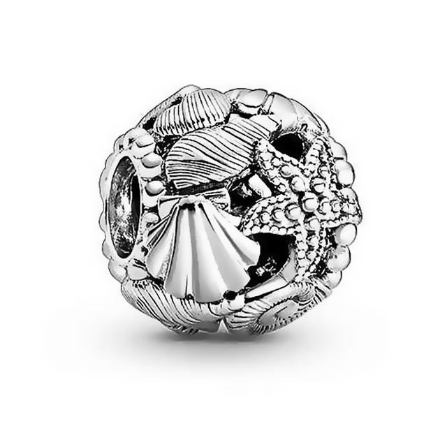 New Bear Shell Dreamcatcher Dolphin Beads Charm Dangle Fit Bracelets &Necklaces For Women Jewelry Gift Making 