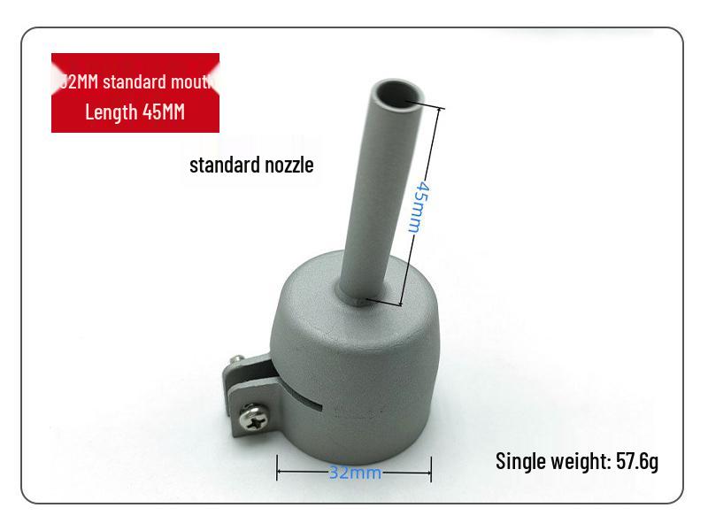 Čtyřdílná sada svařovacích trysek z PVC: Tvaru Y, Trojúhelníkový, Multispec, Nerezová ocel 304 pro horkovzdušnou pistoli