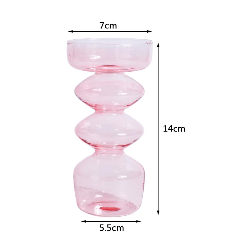 Ins Crystal Ball Bubble Glass Vase Flower Arrangement Hydroponics Ball Glass Art Flower Ware Home Decor Tabletop Glass Vase