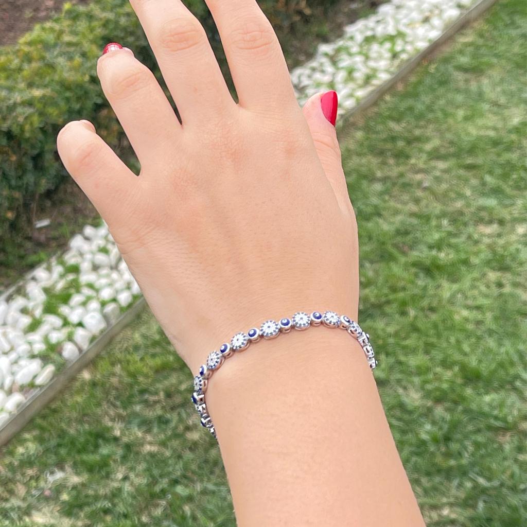YAFEINI Bracciale Cavigliera In Argento 925 Con Occhio Di Drago E Albero Della Vita - Gioiello Portafortuna Regalo Festa Della Mamma