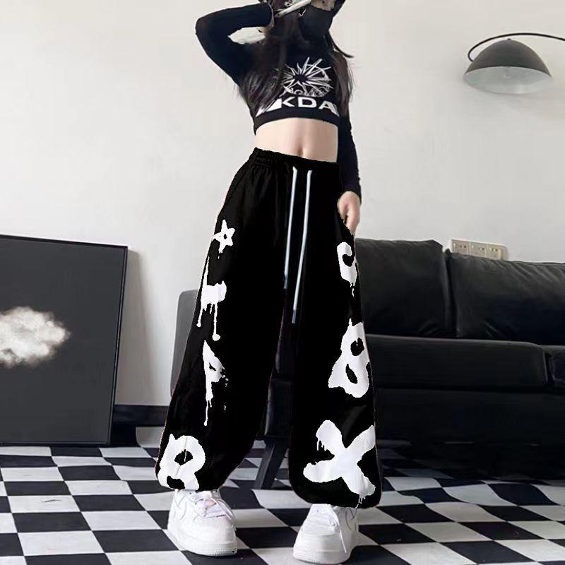 

Kids Street Dance Sports Pants Hip Hop Dance Pants - Loose Fit for Boys & Girls 120cm чёрный