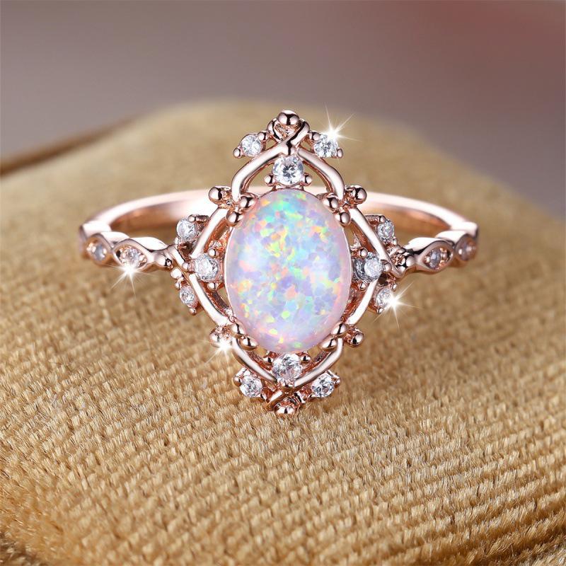 Ouni Shein Elegant Simple Oval Ring: Light Luxury, Unique Style, Personality