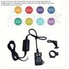 1pcs Motocycle Dual USB Charger Adapter Rearview Mirror Waterproof Power Supply Socket for IPhone Samsung Huawei