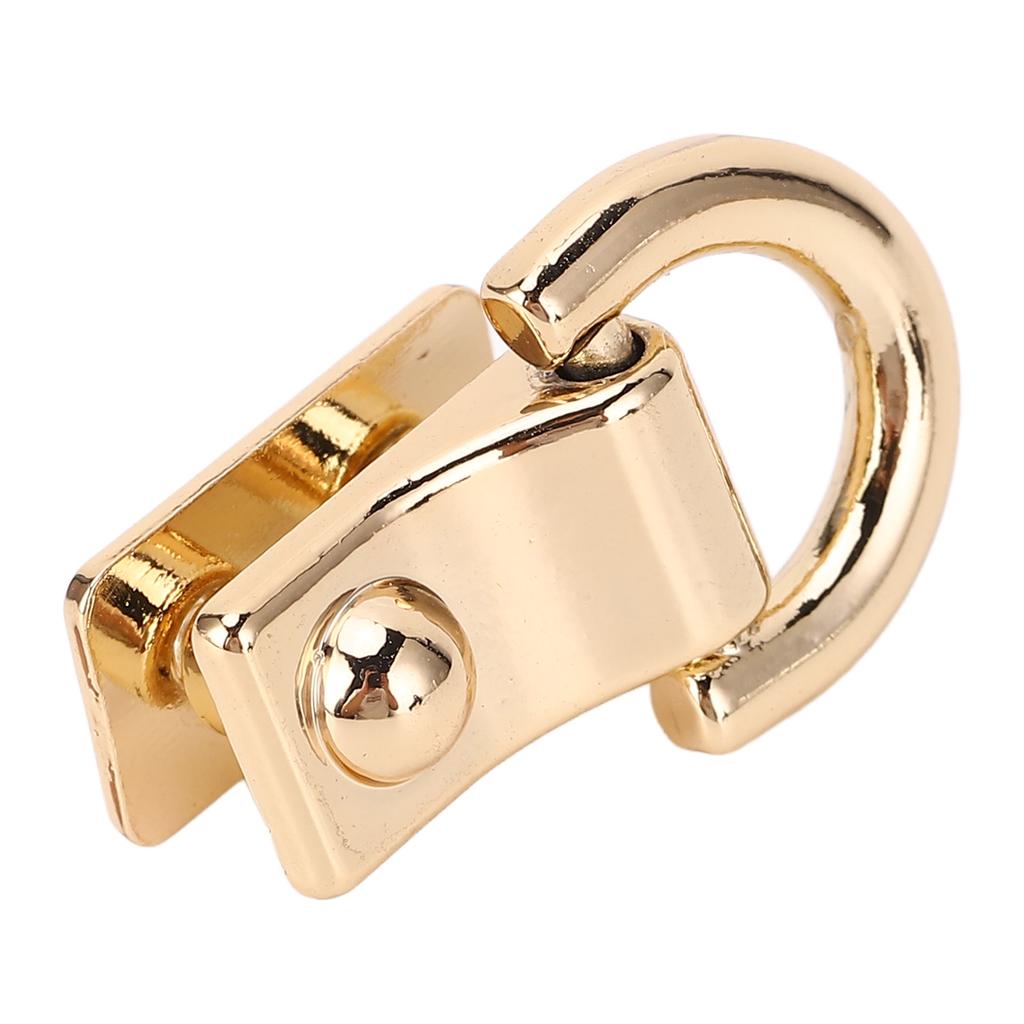 20 Pcs D Ring Rivet 15x8.5mm Zinc Alloy Iron D Ring Stud Screw for Handbag Backpack Pet Collar