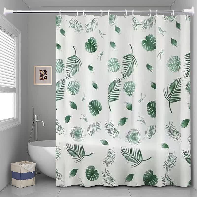 LIEI PEVA Waterproof Shower Curtain
