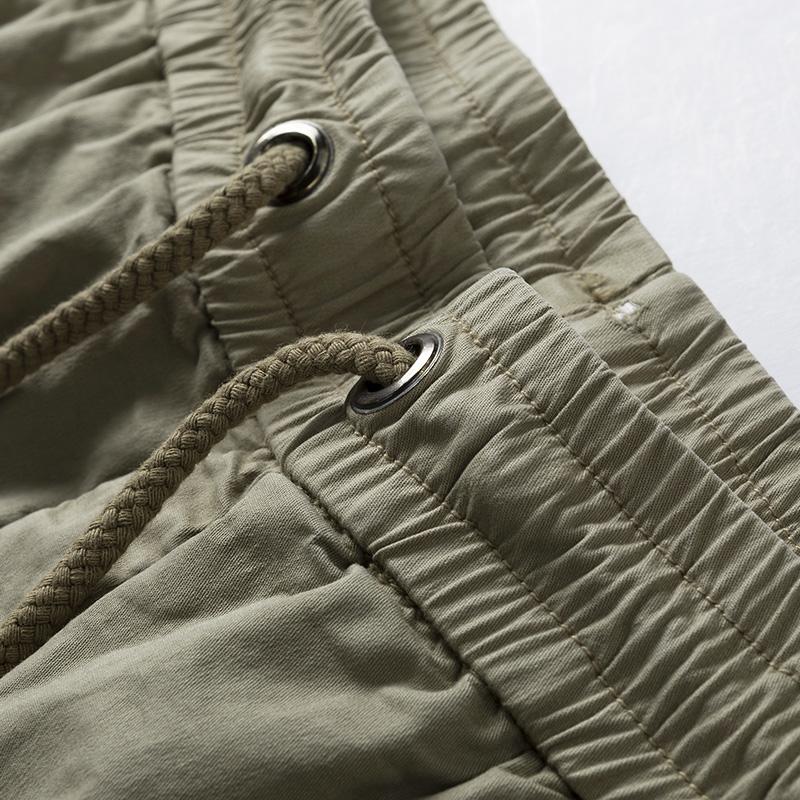 BAPAI 2022 Men's Summer Loose Overalls Casual Slim Gym Sports Pants Fashion Breathable Beach PantsOutdoor Breathable Cargo Short