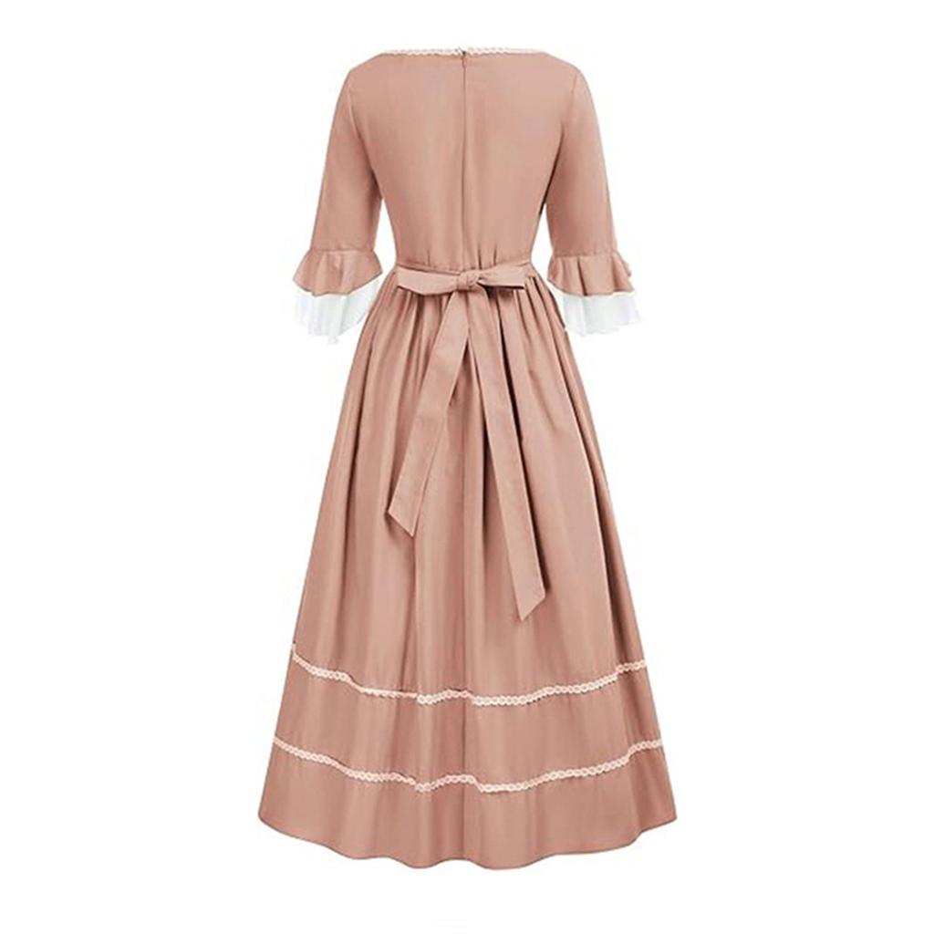 Dámské jednobarevné vintage dvorní korzetové Cos šaty