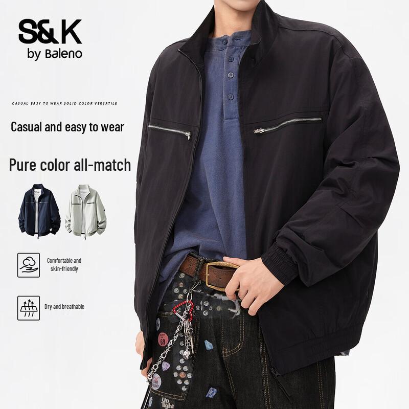 Baleno S&K Men s Stand-Collar Functional Casual Jacket 2XL