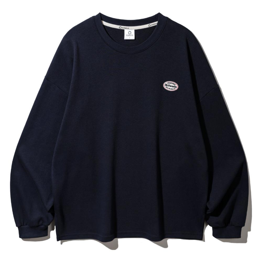 ALVINCLO Wappen Oversized Long Sleeve T-Shirt Avt367 (7 Colors)