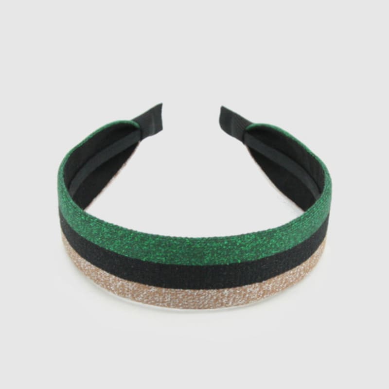 LALA Twinkle Black Green Hairband