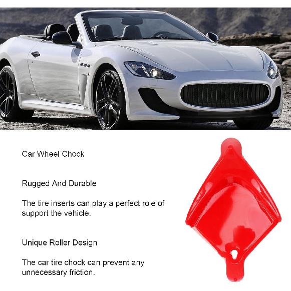 Car Wheel Hose, 2Pcs Car Wheel Chock Detailing Washing Tool Tire Inserts Portable Practical Wheel Winder