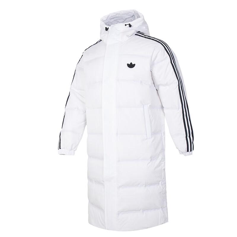 adidas Men's Hooded Mid-Length Down Jacket