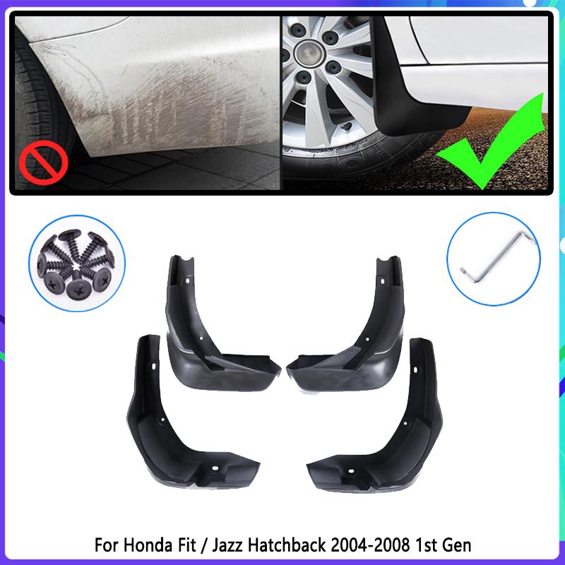 Car Mud Flap for Honda Fit  Jazz Hatchback Hatch 2004~2008 2005 2006 2007 Mudguard Splash Guard Fender Mudflaps Auto