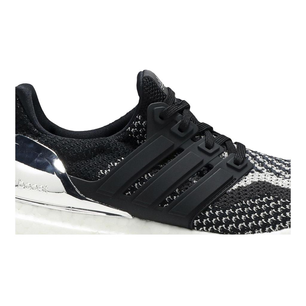 adidas UltraBoost 2.0 J 'Silver Medal' (Unisex) Core Black / Black / Metallic Silver Running Shoes BA9615