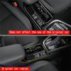 Powerful Car Center Console Water Cup Holder Decoration Cover Trim Stickers For Honda HRV HR-V Vezel - Glossy Black RHD