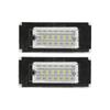 2PCS White 18SMD Car LED License Plate Light Lamp Beads for Mini Cooper R56 R57 R58 R59 Car Light
