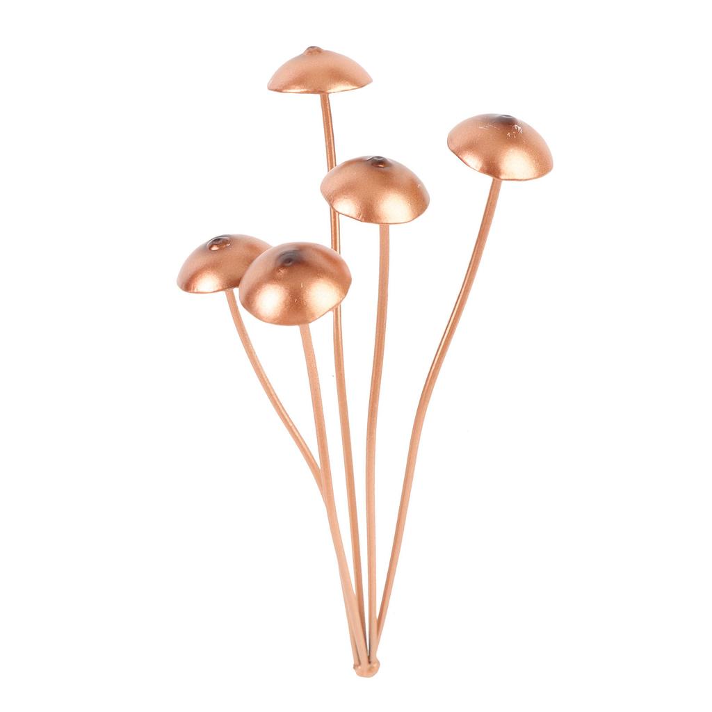 Mushroom Ground Decoration Metal Decorative Mushroom Decor for Lawn Garden Patio Courtyard Walkway