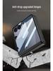Samsung Z Flip7 Magnetic Case with Rotating Stand and Full Coverage Hinge Protection