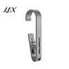 Non Slip Sock Hangers Laundry Hook with Clip, Non-Drilling ABS Closet Organizer, Multi Purpose Portable Clothes Drying Clips Durable Anti-slip