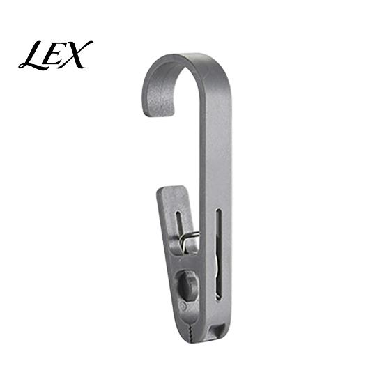 Non Slip Sock Hangers Laundry Hook with Clip, Non-Drilling ABS Closet Organizer, Multi Purpose Portable Clothes Drying Clips Durable Anti-slip