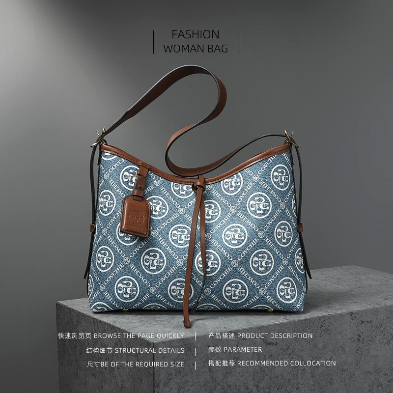 

Старинная средневековая легкая роскошная женская сумка 2025 года, сумка для путешествий под мышкой, большая вместимость, сумка для матери и ребенка