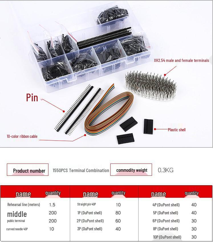Dupont SN28B Ratchet Crimper with 1550 Terminal Set (2.54-4.8mm)