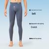 Men's Seamless Slim Fit Light Warm Thermal Base Layer Pants