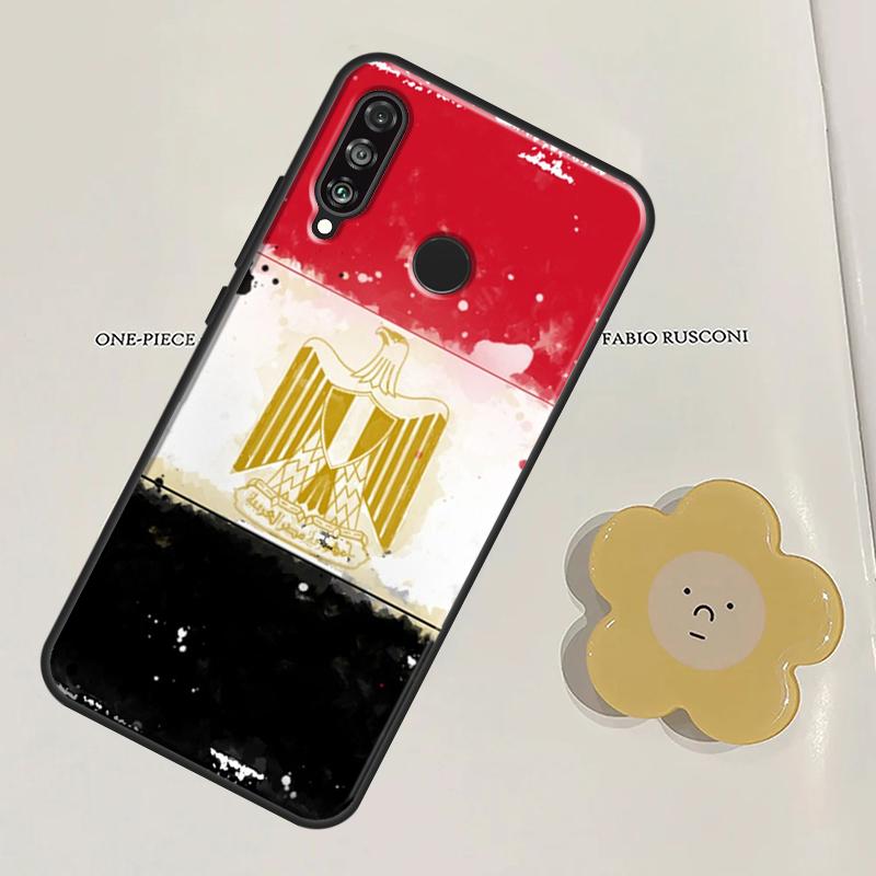 Egypt Flag For Huawei Nova Y91 Y60 Y70 Y90 Y61 3i 7i 8i 11i Nova 11 9 10 SE P20 P40 Lite P30 Pro Case