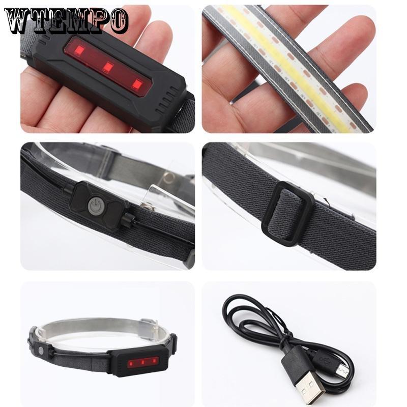 Hiking Climbing LED Headlamp Adjustable Brightness Headwear LED Headlamp for Night Lighting