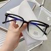 Fashion Women Square Frame Reading Glasses Fashion Anti-blue Far Sight Eyeglasses for Men Unisex Large Frame Plus Diopter Eyewear