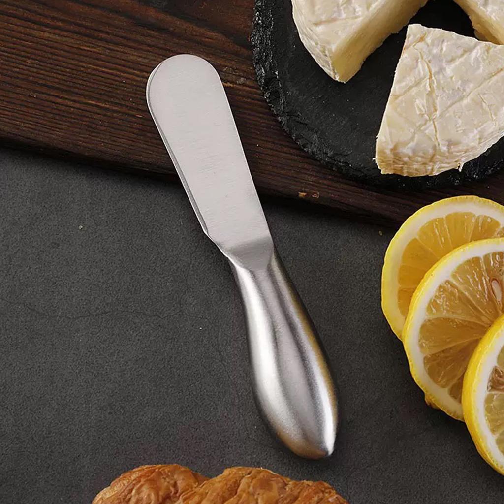 1PC/2PCS/4PCS Faca de queijo aço inoxidável faca para cortar queijo manteiga ferramenta doméstica para assar faca para espalhar geleia de torradas sobremesa