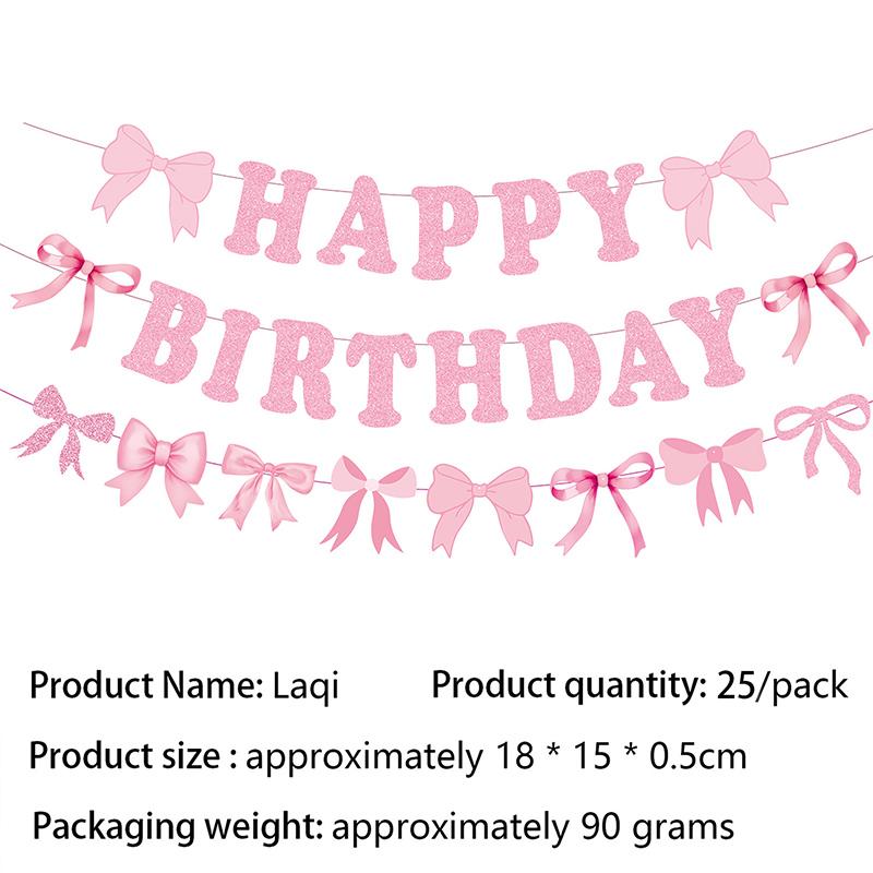 Black Bowknot Paper Plates Disposable Tableware Birthday Party Supplies Decorative Dinner Plates Napkins Baby Shower Party Decor