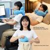 Ergonomic Inflatable Neck Pillow Foldable U Shaped Pillow Portable Headrest  Camping