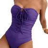 Sexy Neck Einteiliger Damen Badeanzug Premium Badeanzug